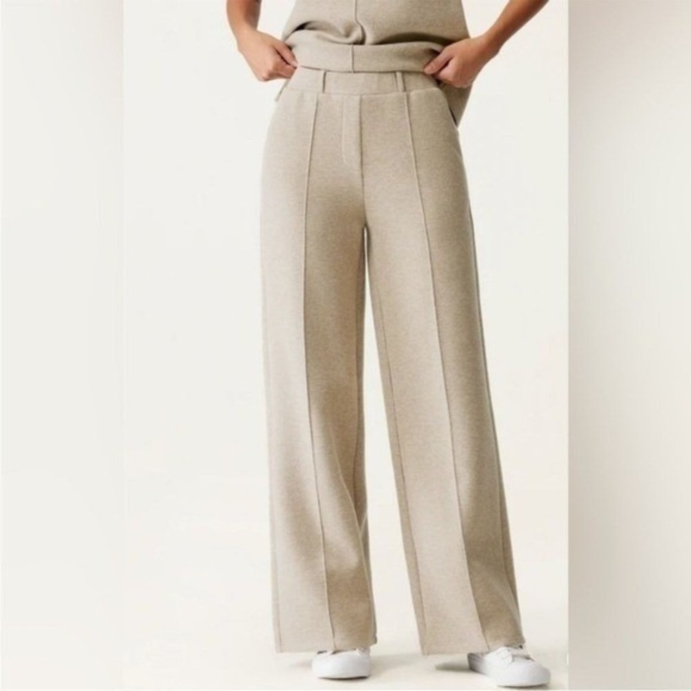 NWT OGL High Waisted Straight Leg Pull On Pant - Heather Morganite Size XS